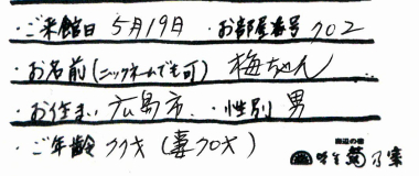 梅ちゃん様名前