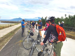 サイクリングロード完成！皆生温泉から境港までの７．５キロ♪