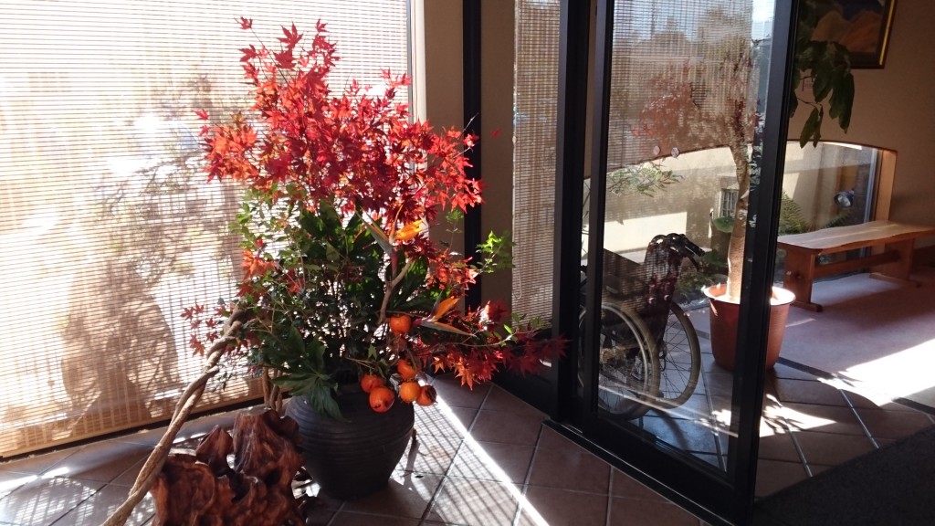 館内でも紅葉を愉しんでいただけます