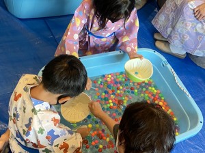 「ミニちびっこ広場in菊乃家」盛況です♪